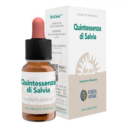 Forza Vitale Ecosol Quintessenza di salvia gocce 10 ml Forza Vitale Ecosol Quintessenza di salvia gocce 10 ml
