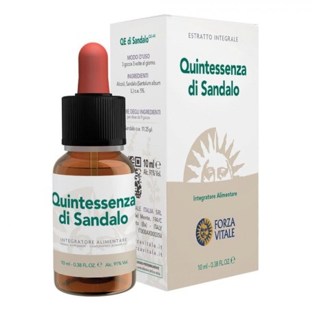 Forza Vitale Ecosol Quintessenza di sandalo gocce 10 ml Forza Vitale Ecosol Quintessenza di sandalo gocce 10 ml