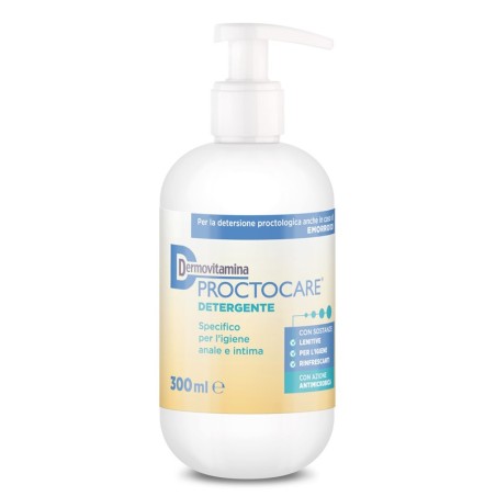 Dermovitamina Proctocare Detergente per igiene intima e anale contro il fastidio 300 ml Dermovitamina Proctocare Detergente per igiene intima e anale contro il fastidio 300 ml