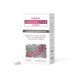 Biodue Immunactive Forte Pharcos integratore per difese immunitarie 30 compresse