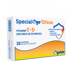 SpecialByo Difesa Vitamine C+D integratore per difese immunitarie 30 compresse