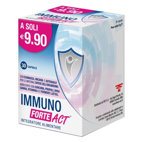 Immuno Forte Act Integratore per Sistema Immunitario 30 capsule Immuno Forte Act Integratore per Sistema Immunitario 30 capsule