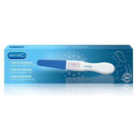 Alvita Test di Gravidanza per uso domestico 2 pezzi Alvita Test di Gravidanza per uso domestico 2 pezzi