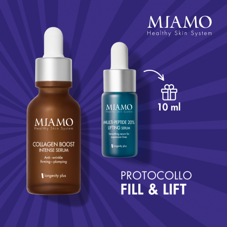 Miamo Fill & Lift - Collagen Boost Intense Serum 30 ml + Multi Peptide 20% Lifting Serum 10 ml OMAGGIO