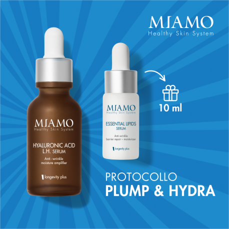 Miamo Pump&Hydra - Hyaluronic Acid LH Serum 30 ml + Essential Lipids 10 ml OMAGGIO