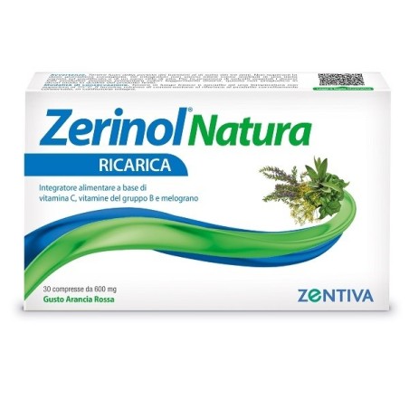 Zerinol Natura Ricarica integratore contro stanchezza e affaticamento 30 compresse Zerinol Natura Ricarica integratore contro stanchezza e affaticamento 30 compresse