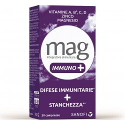 Mag Immuno+ Integratore per Stanchezza e Difese immunitarie 30 compresse