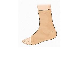 Dr. Gibaud Cavigliera calzino sottile di cotone per distorsioni - Taglia 5