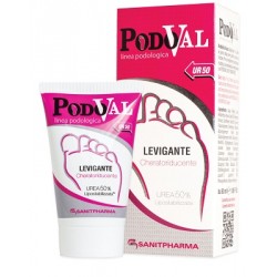 Sanitpharma Podoval UR50 Crema levigante cheratoriducente per i piedi 50 ml