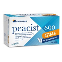 Peacist 600 Attack 14 Stick Pack Orosolubili