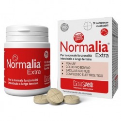 Normalia Extra Integratore per disturbi gastrointestinali e diarrea del cane 30 Compresse