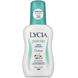 Lycia Vapo Pure Talc Extra asciutto 0% alcool Vapo ai fiori di cotone 75 ml