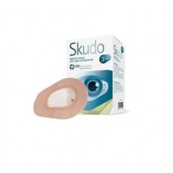 Skudo Protezione oculare adesiva con valva trasparente 1 pezzo