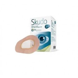 Skudo Protezione oculare adesiva con valva trasparente 1 pezzo