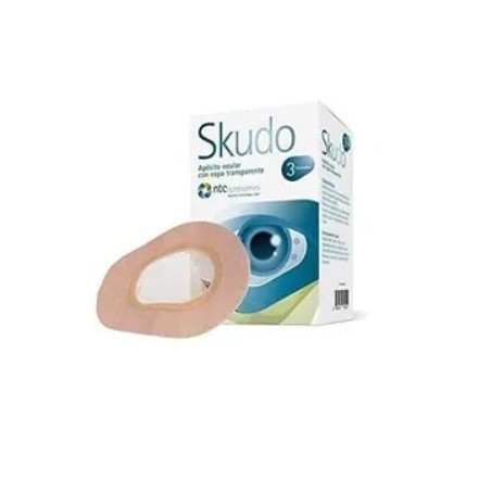 Skudo Protezione oculare adesiva con valva trasparente 1 pezzo Skudo Protezione oculare adesiva con valva trasparente 1 pezzo