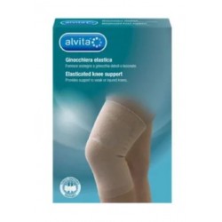 Alvita Ginocchiera elastica per ginocchia deboli e lesionata taglia 2