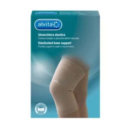 Alvita Ginocchiera elastica per ginocchia deboli e lesionata taglia 2 Alvita Ginocchiera elastica per ginocchia deboli e lesionata taglia 2