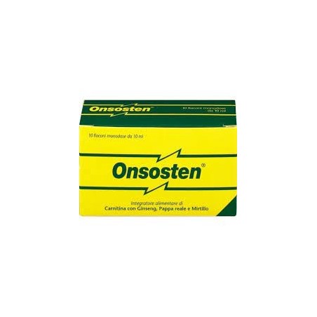 Onsosten integratore tonico adattogeno per stanchezza fisica e mentale 10 flaconcini Onsosten integratore tonico adattogeno per stanchezza fisica e mentale 10 flaconcini