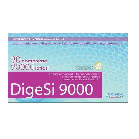 Digesi 9000U Lattasi 30 Compresse Aroma Limone Digesi 9000U Lattasi 30 Compresse Aroma Limone