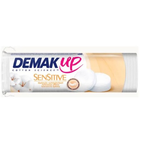 Demak Up Sensitive Dischetti struccanti in cotone 60 pezzi Demak Up Sensitive Dischetti struccanti in cotone 60 pezzi