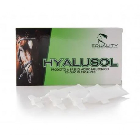 Equality Hyalusol Aerosol ambientale per equini 10 flaconi monodose da 8 ml