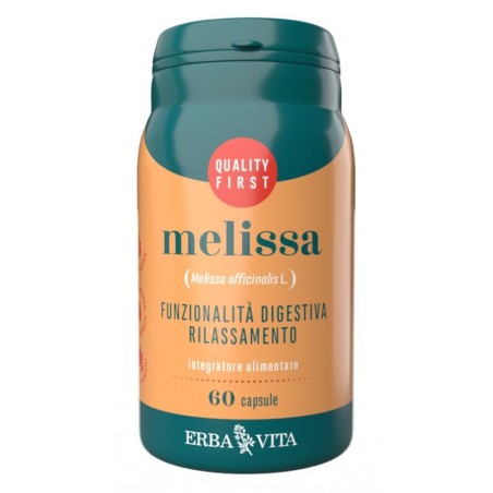Erba Vita Melissa integratore digestivo e rilassante 60 capsule Erba Vita Melissa integratore digestivo e rilassante 60 capsule