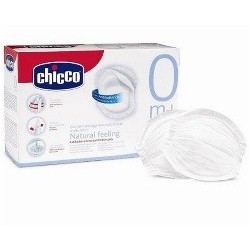 Chicco Natural Feeling Coppette Assorbilatte Antibatteriche 60 Pezzi