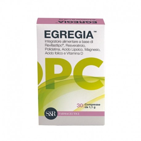 S&R Farmaceutici Egregia Integratore per Metabolismo energetico 30 compresse