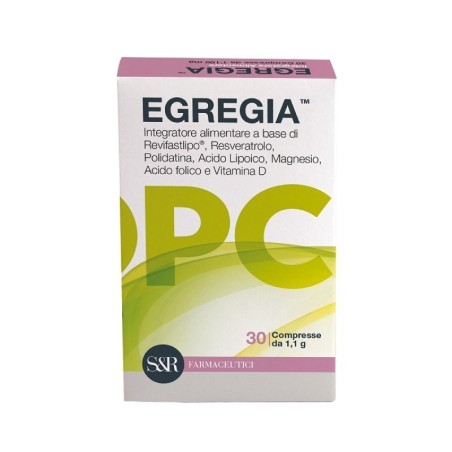 S&R Farmaceutici Egregia Integratore per Metabolismo energetico 30 compresse S&R Farmaceutici Egregia Integratore per Metabolismo energetico 30 compresse