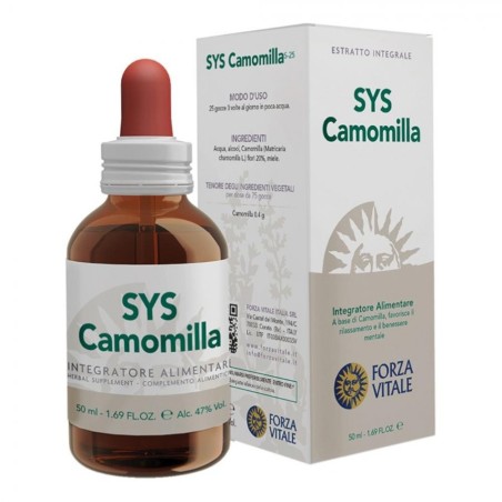 Forza Vitale SYS Camomilla gocce 50 ml - Integratore per il sonno Forza Vitale SYS Camomilla gocce 50 ml - Integratore per il sonno