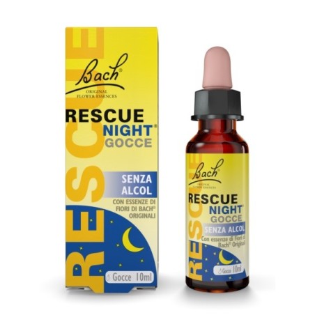 Bach Rescue Night Original essenza floreale per rasserenare la mente 10 ml Bach Rescue Night Original essenza floreale per rasserenare la mente 10 ml
