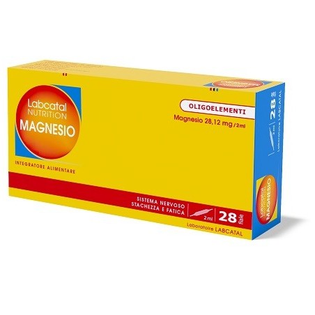 Labcatal Nutrition Magnesio integratore per stanchezza e affaticamento 28 fiale 2 ml Labcatal Nutrition Magnesio integratore per stanchezza e affaticamento 28 fiale 2 ml