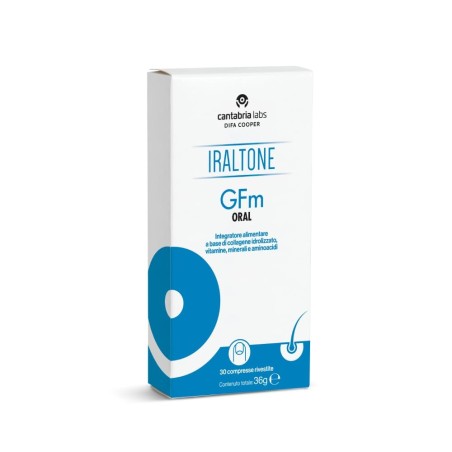 Iraltone GFm Oral Integratore per Capelli, unghie e pelle 30 compresse Iraltone GFm Oral Integratore per Capelli, unghie e pelle 30 compresse