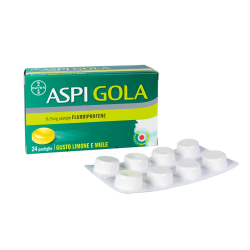 Aspi Gola 8,75 mg 24 pastiglie gusto limone e miele