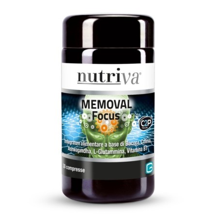 Nutriva Memoval Focus integratore per memoria e rilassamento 30 compresse Nutriva Memoval Focus integratore per memoria e rilassamento 30 compresse