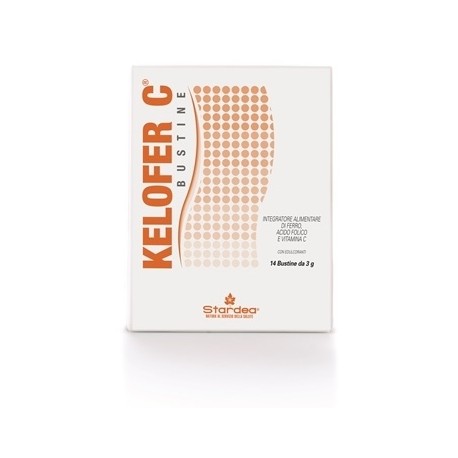 Stardea Kelofer C integratore di ferro acido folico vitamina C 14 bustine