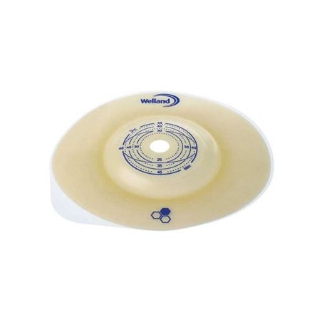 Teleflex Medical Placca per colostomia convessa ritagliabile Aurum2 diametro 13-25 mm flangia 45 mm 5 pezzi Teleflex Medical Placca per colostomia convessa ritagliabile Aurum2 diametro 13-25 mm flangia 45 mm 5 pezzi