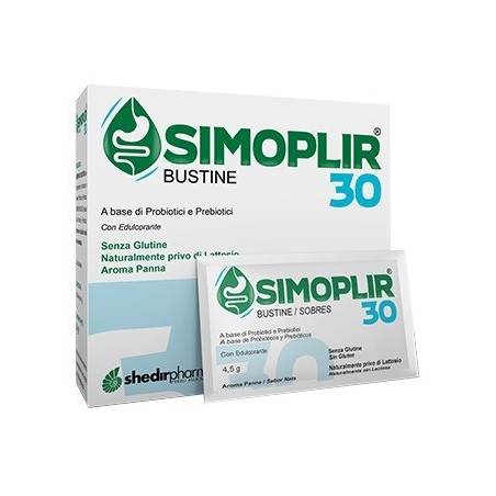 Simoplir 30 integratore con Probiotici e Prebiotici per favorire il transito intestinale 12 bustine Simoplir 30 integratore con Probiotici e Prebiotici per favorire il transito intestinale 12 bustine