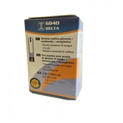 GD40 Delta Striscia reattiva glicemia/ emtocritico / emoglobina 25 pezzi