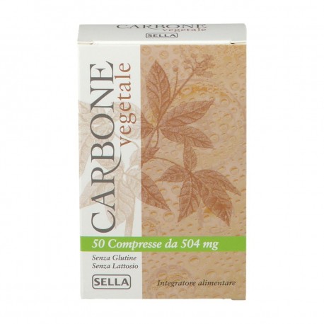 Sella carbone Vegetale per Gonfiore Addominale 50 compresse