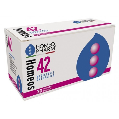 Homeos 42 globuli omeopatici 30 tubi monodose