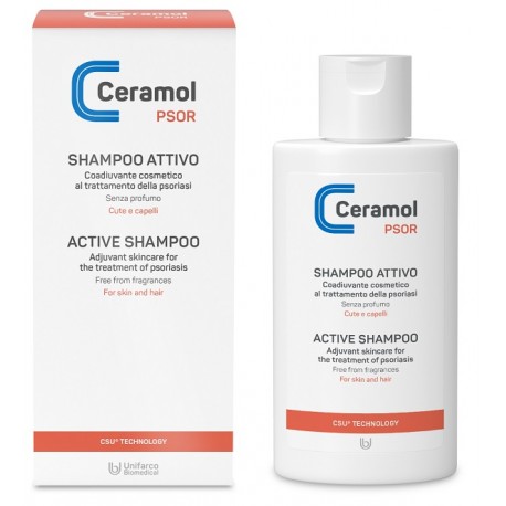 Ceramol Psor Shampoo Attivo per Psoriasi del cuoio capelluto 200 ml