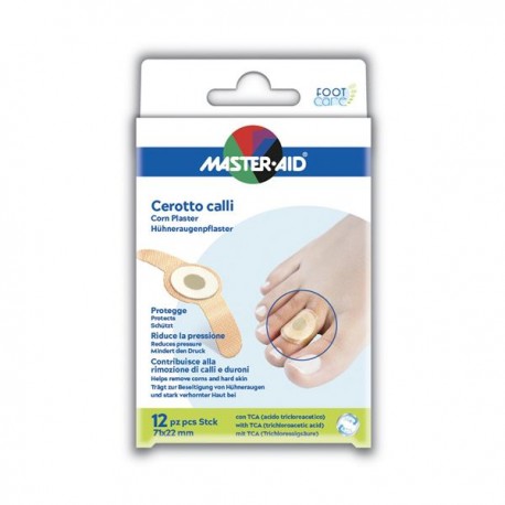 Master Aid Foot Care Cerotto calli per rimozione di calli e duroni 71x22mm