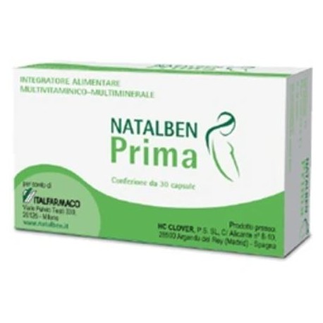 Natalben Prima Plus  integratore per la donna in gravidanza 30 capsule