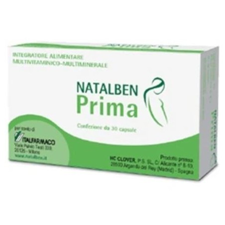 Natalben Prima Plus  integratore per la donna in gravidanza 30 capsule