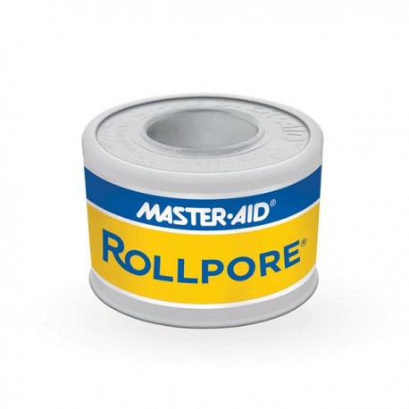 Master Aid Rollpore Cerotto su rocchetto per fissaggio medicazioni 5m x 5cm