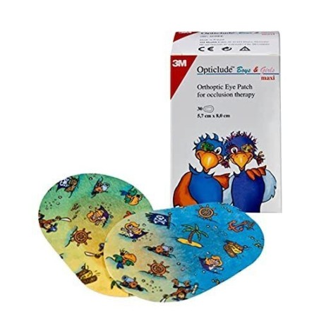 Opticlude Boys and GirlsBende Oculari Ortottiche 5,7 x 8 cm 30 pezzi Opticlude Boys and GirlsBende Oculari Ortottiche 5,7 x 8 cm 30 pezzi