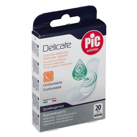 Pic Delicate Cerotto delicato antibatterico 19x72mm 20 pezzi