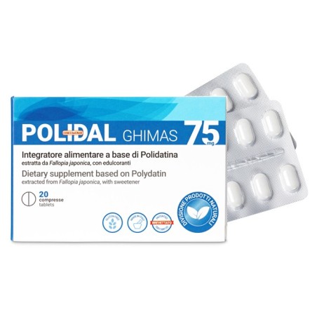 Ghimas Polidal 75 integratore antiossidante 20 compresse Ghimas Polidal 75 integratore antiossidante 20 compresse