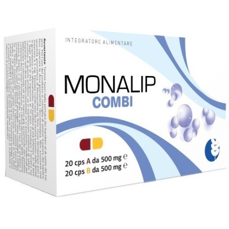 Monalip Combi integratore depurativo digestivo 20 capsule A + 20 capsule B Monalip Combi integratore depurativo digestivo 20 capsule A + 20 capsule B